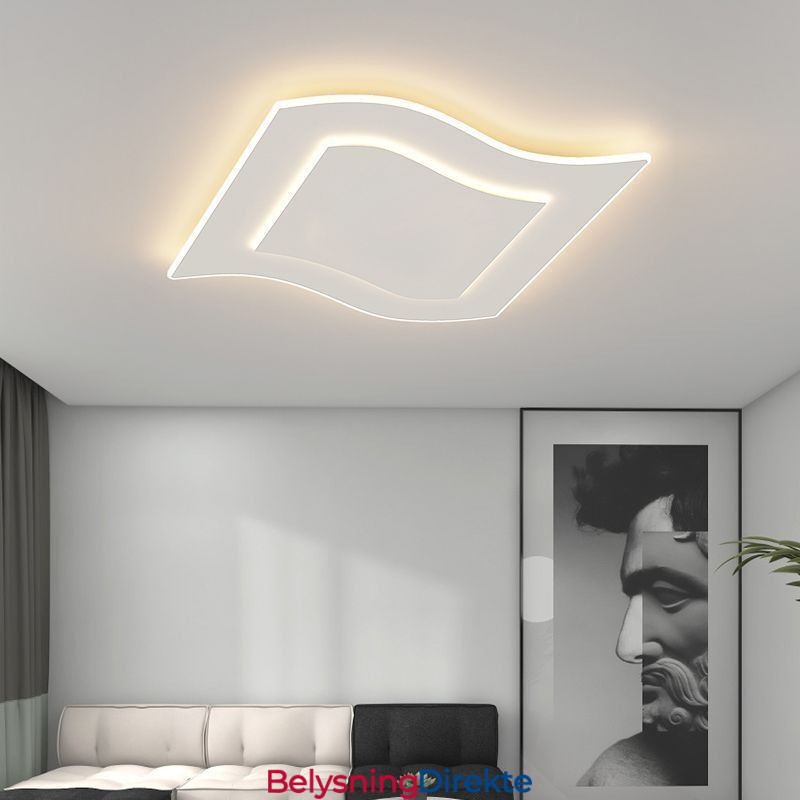 Moderne Taklampe Firkantet Akryl Taklampe