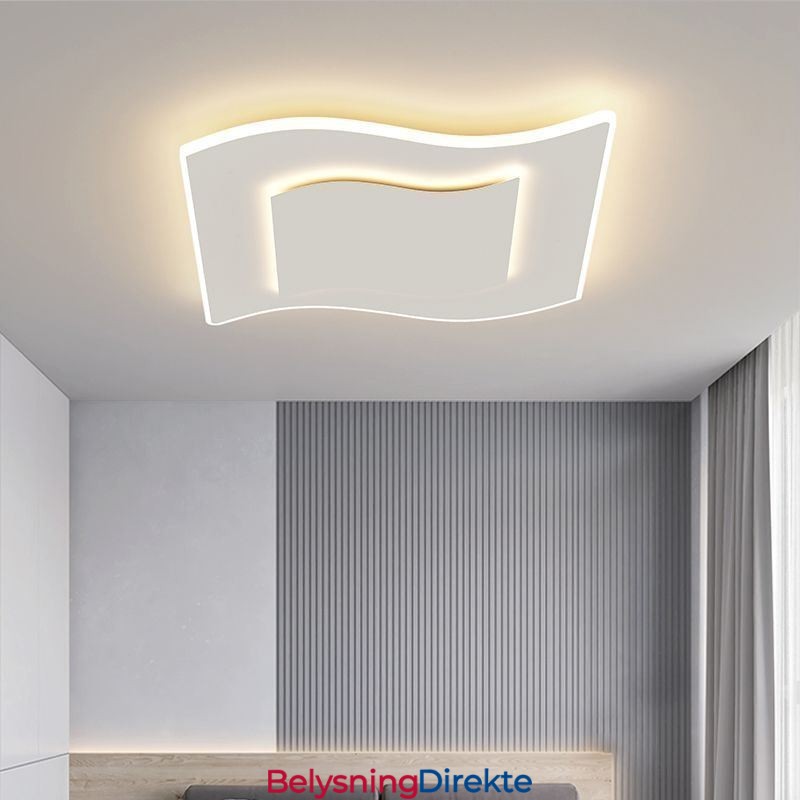 Moderne Taklampe Firkantet Akryl Taklampe