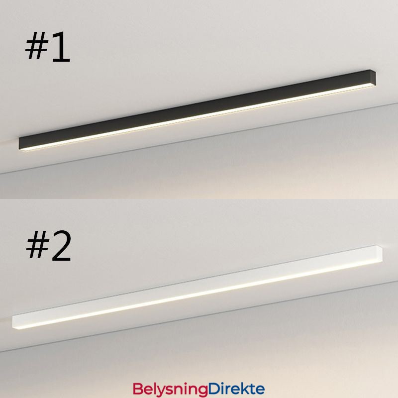 Moderne Taklampe Med Lang Stripe, Utenpåliggende Taklampe