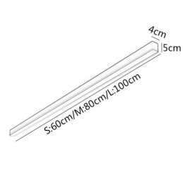 Moderne Taklampe Med Lang Stripe, Utenpåliggende Taklampe