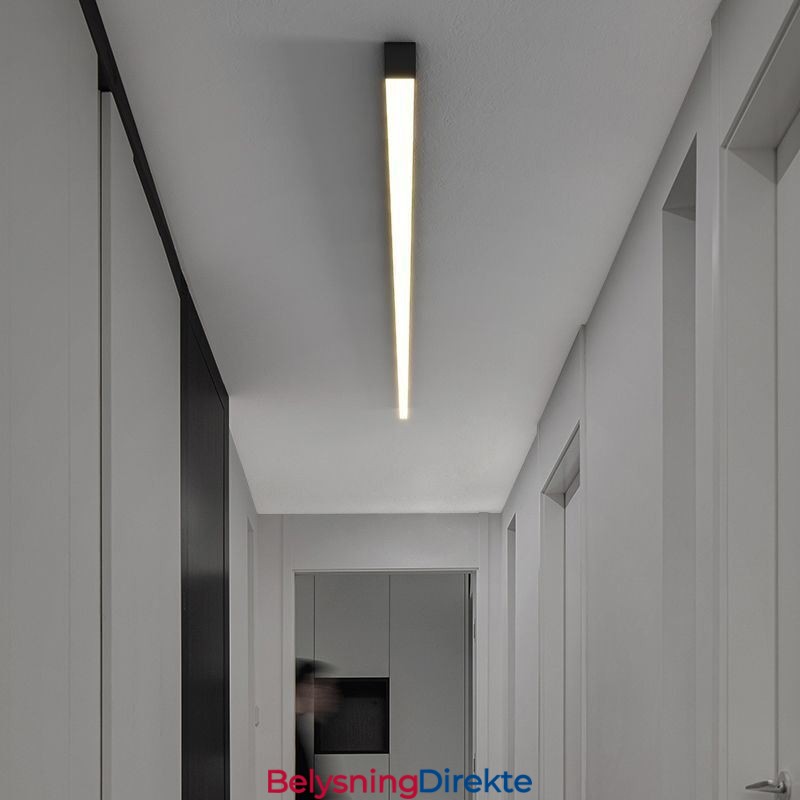 Moderne Taklampe Med Lang Stripe, Utenpåliggende Taklampe