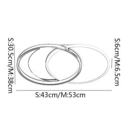 Kreativ Taklampe Rund Sirkel Taklampe