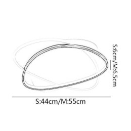 Moderne Taklamper Oval Taklampe