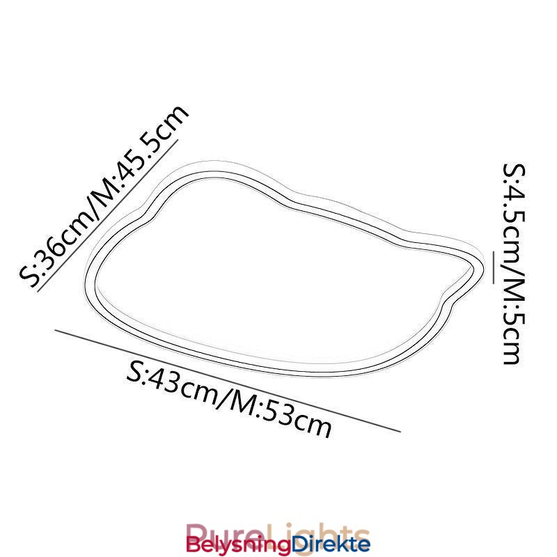 Moderne Taklamper Katteansiktstaklampe