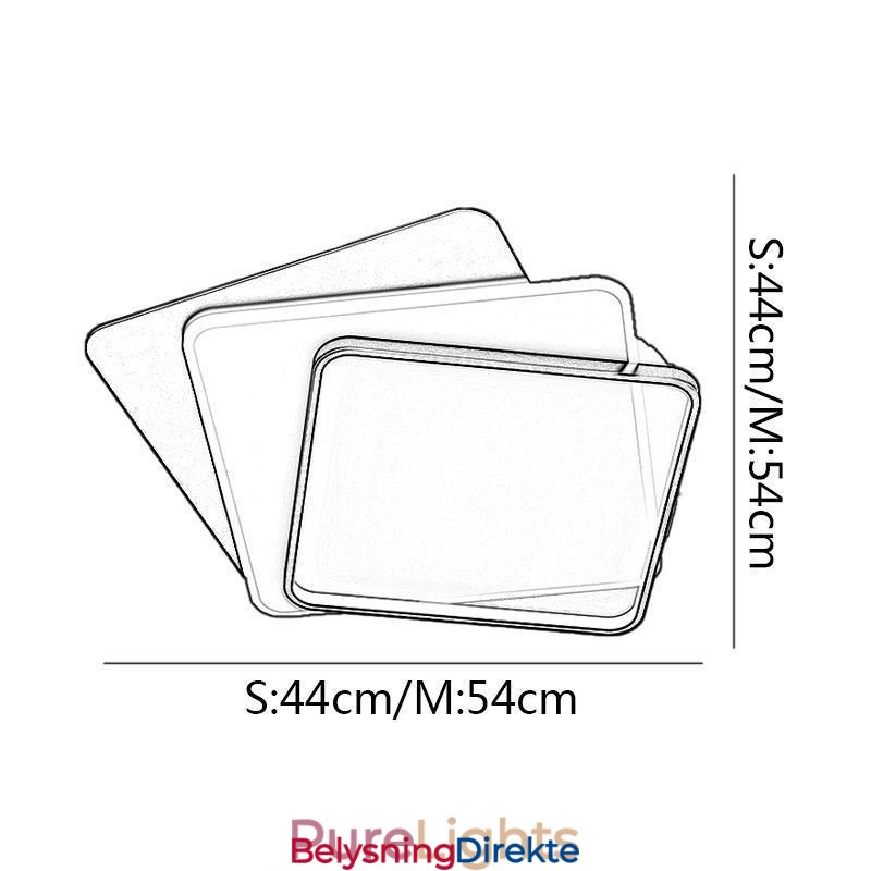 Kreativ Taklampe Firkantet Taklampe