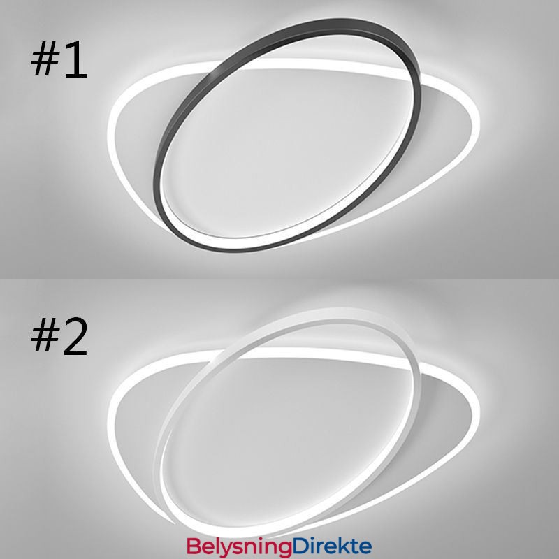 Moderne Taklampe Oval Taklampe