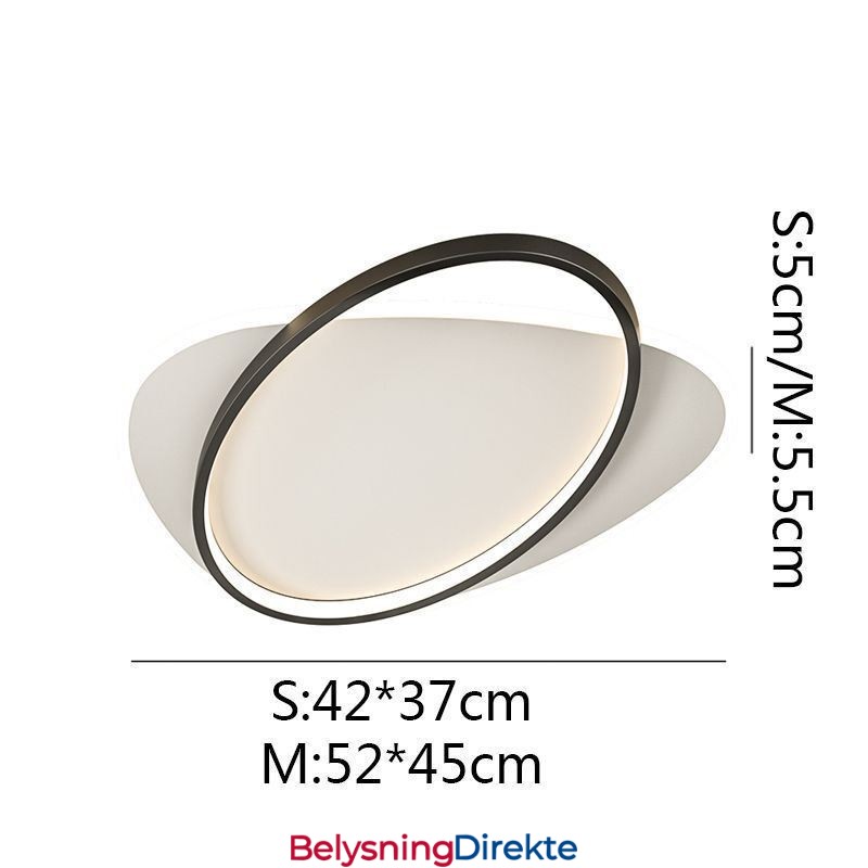 Moderne Taklampe Oval Taklampe