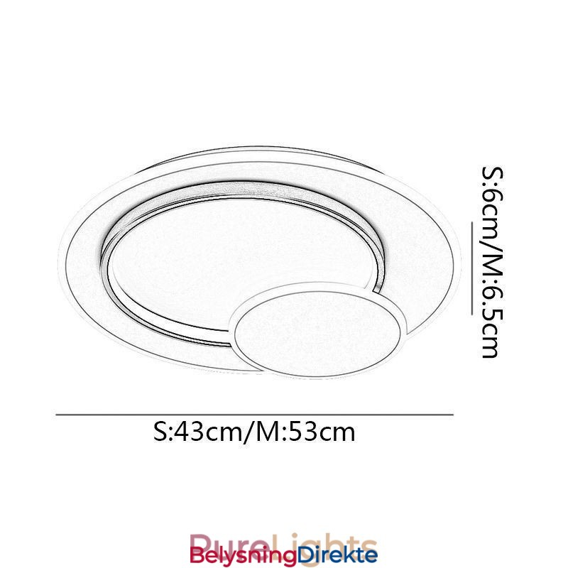 Moderne Taklampe Rund Taklampe