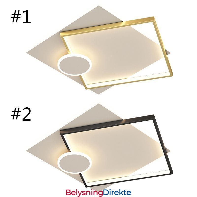 Moderne Taklampe Firkantet Geometrisk Akryl Taklampe