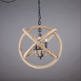 Landlig Mini-Stil Maleri Metalllysekrone