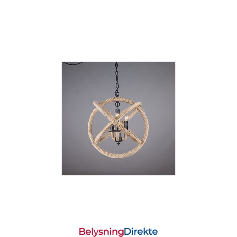 Landlig Mini-Stil Maleri Metalllysekrone