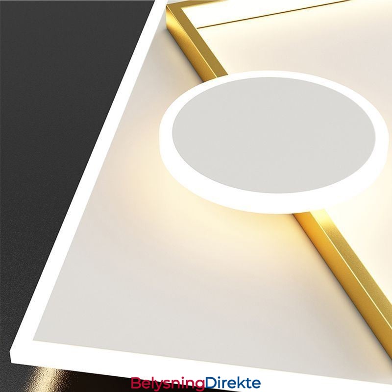 Moderne Taklampe Firkantet Geometrisk Akryl Taklampe