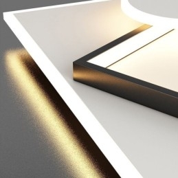 Moderne Taklampe Firkantet Geometrisk Akryl Taklampe