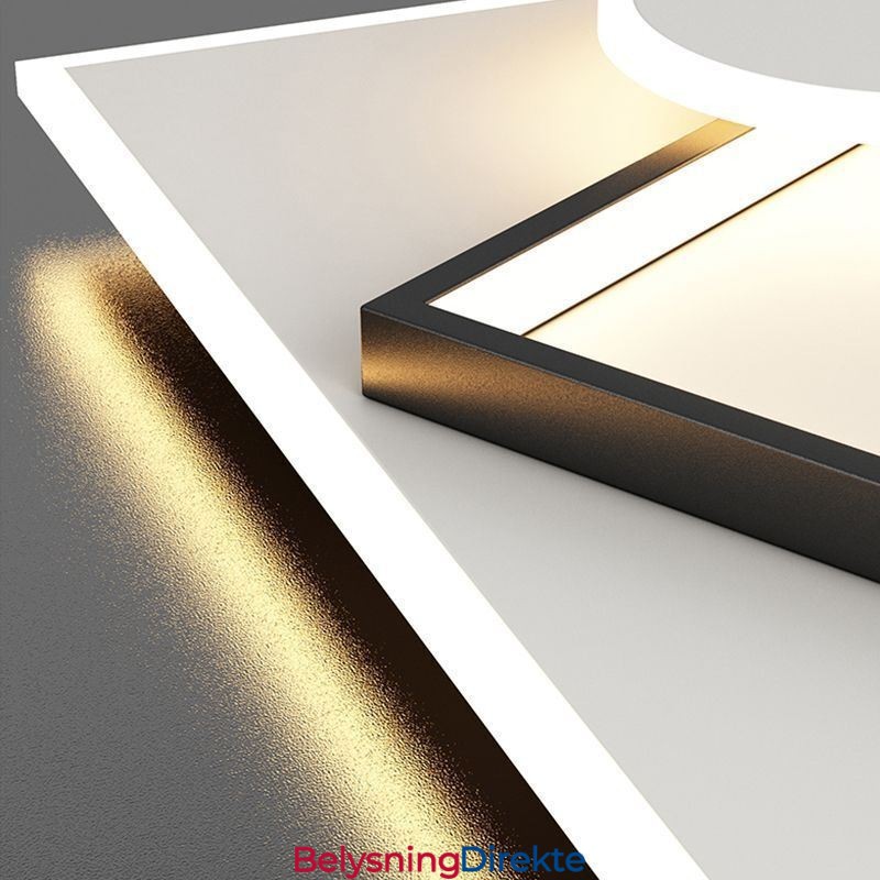 Moderne Taklampe Firkantet Geometrisk Akryl Taklampe