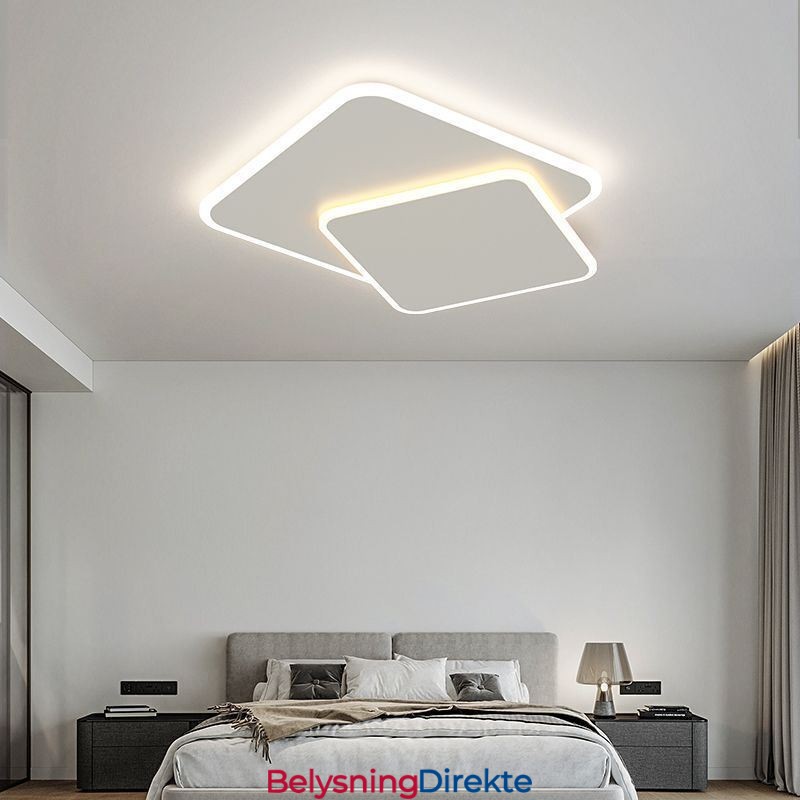 Moderne, Innfelt, Geometrisk, Firkantet Taklampe