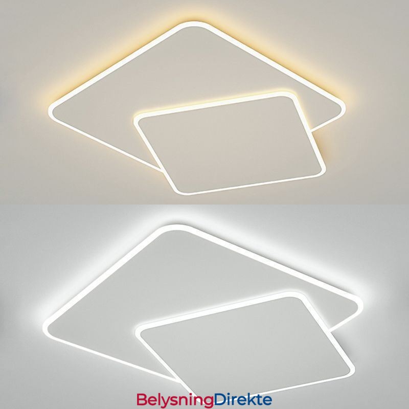 Moderne, Innfelt, Geometrisk, Firkantet Taklampe