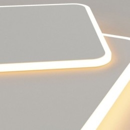 Moderne, Innfelt, Geometrisk, Firkantet Taklampe