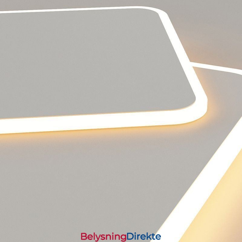 Moderne, Innfelt, Geometrisk, Firkantet Taklampe