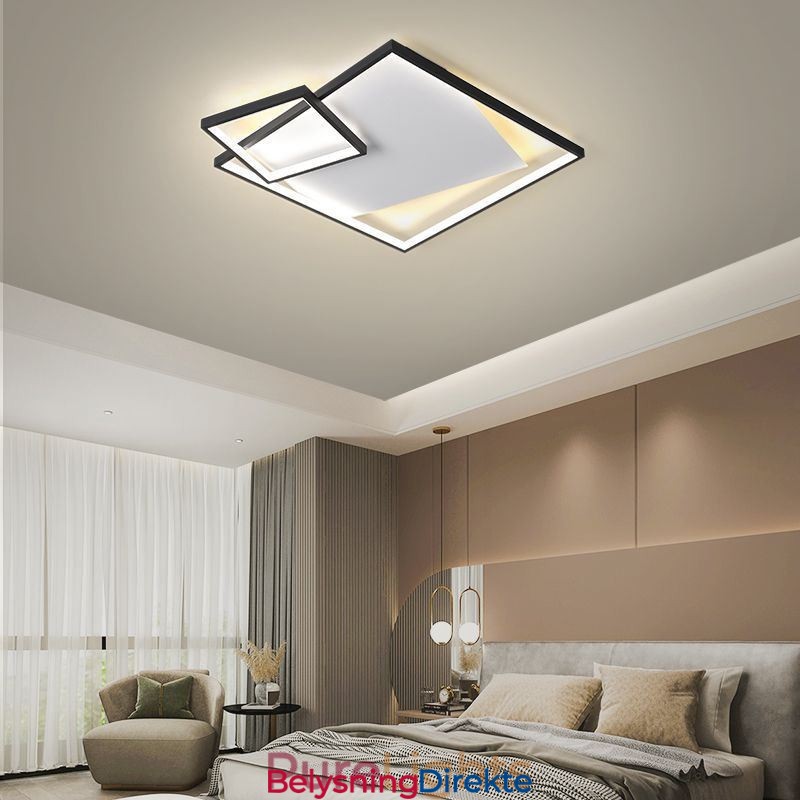 Moderne Taklampe Firkantet Innendørs Smart Belysningsarmaturer