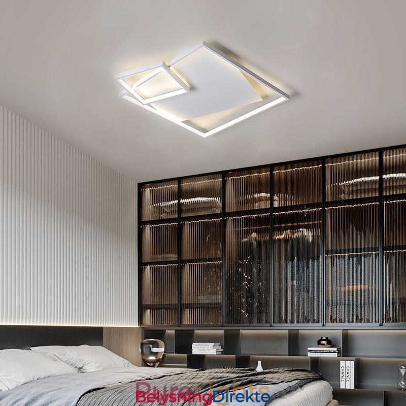 Moderne Taklampe Firkantet Innendørs Smart Belysningsarmaturer