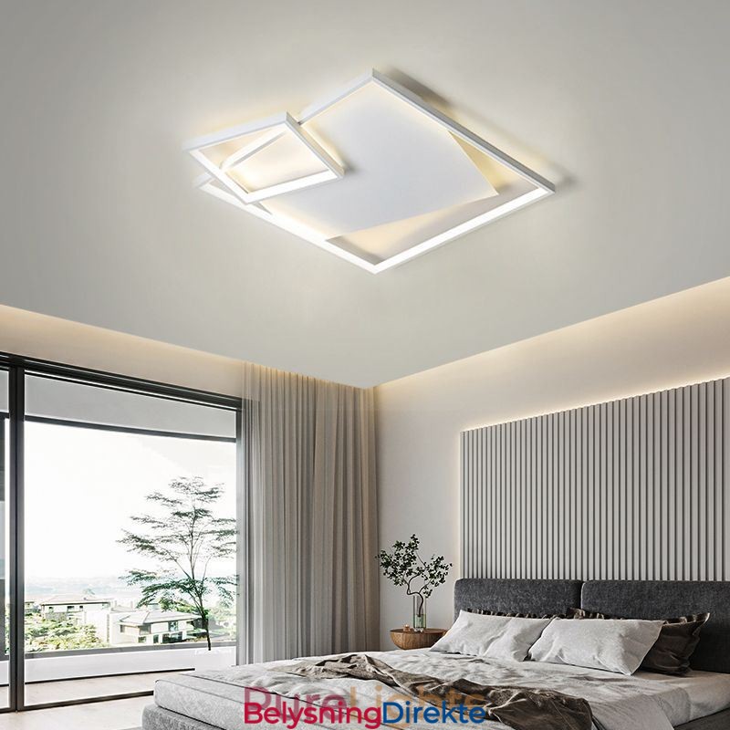 Moderne Taklampe Firkantet Innendørs Smart Belysningsarmaturer