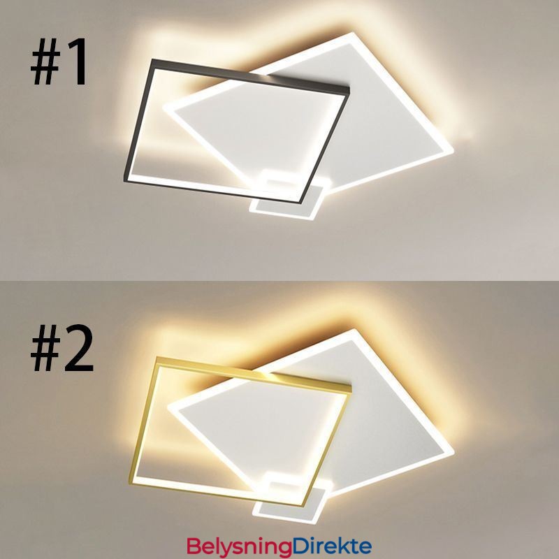 Moderne Taklampe Geometrisk Firkantet Taklampe