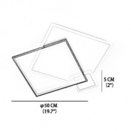 Moderne Taklampe Geometrisk Firkantet Taklampe