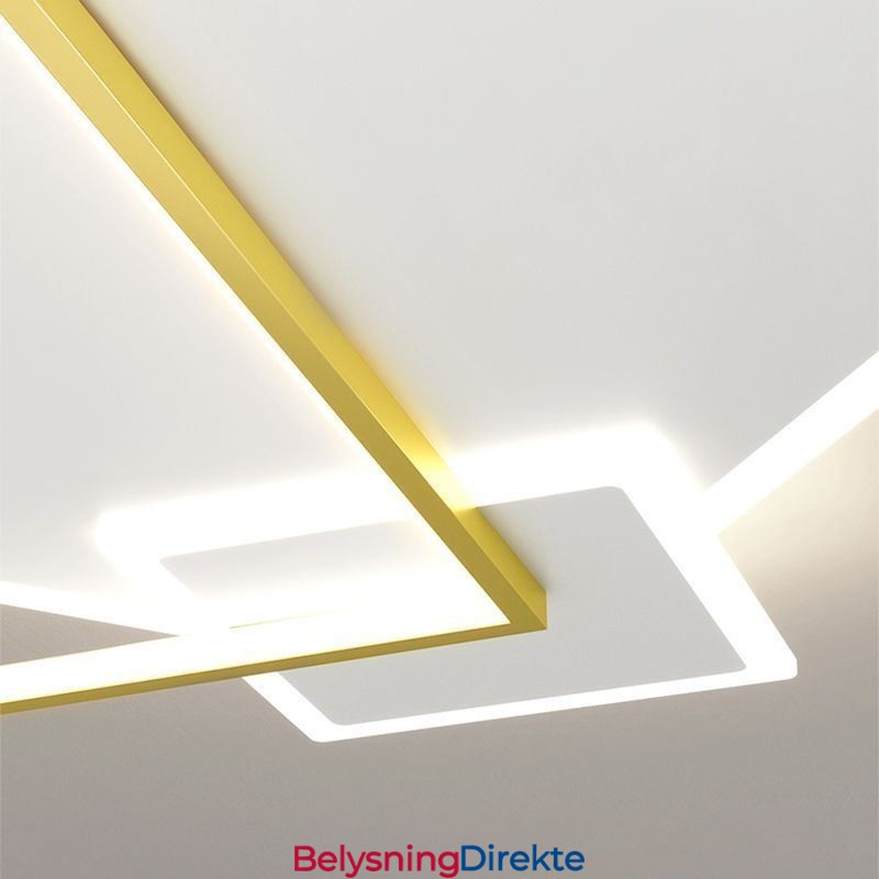 Moderne Taklampe Geometrisk Firkantet Taklampe