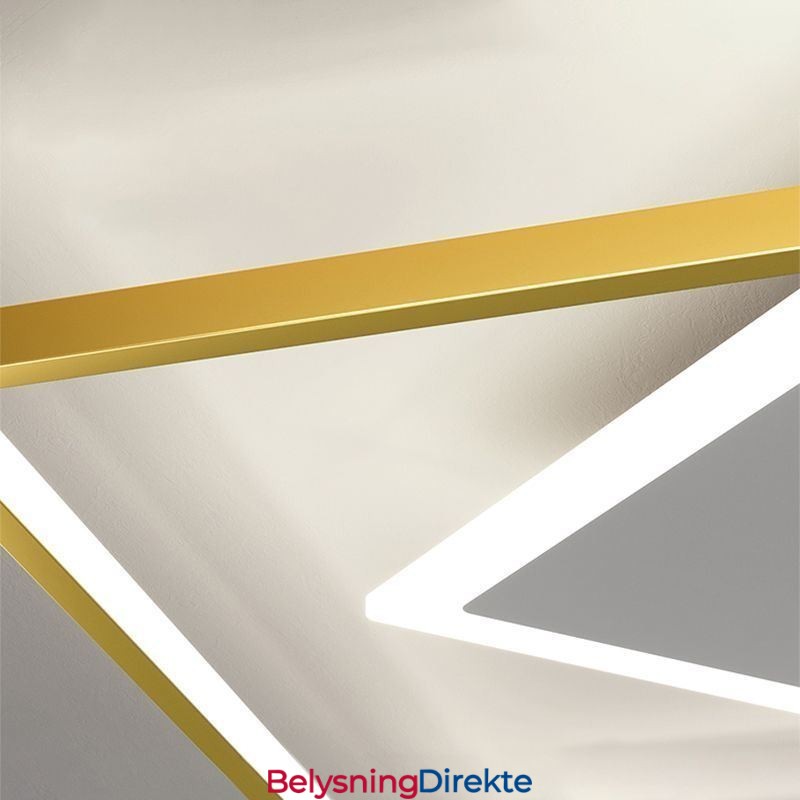 Moderne Taklampe Geometrisk Firkantet Taklampe