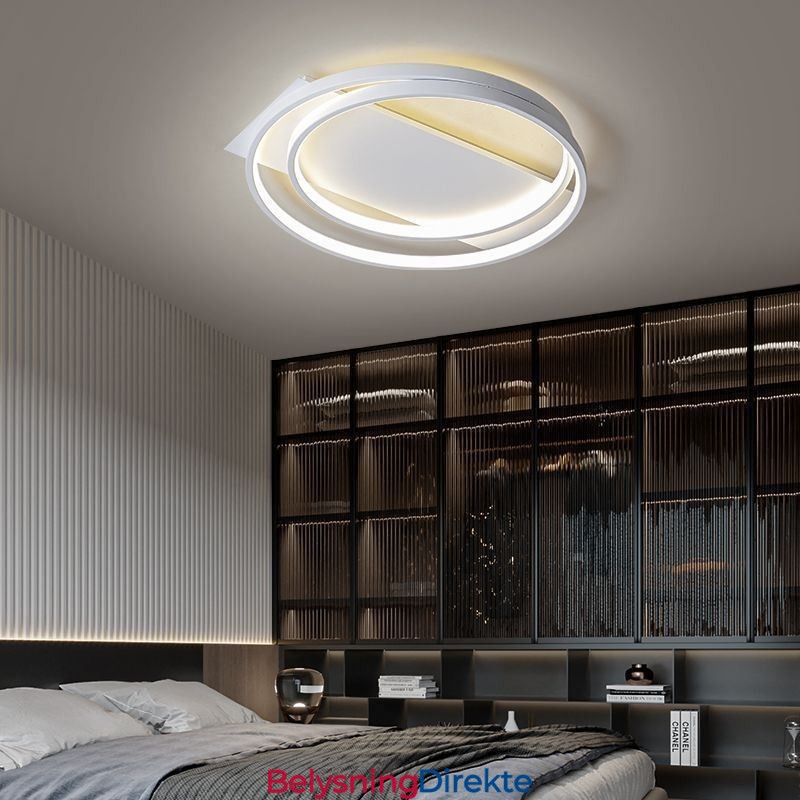 Moderne Taklampe Rund, Innfelt Taklampe