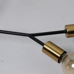 Moderne Taklampe I Svart Vintage-Stil