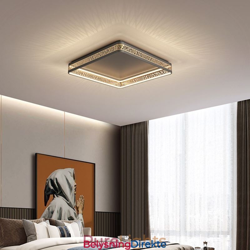 Taklampe Fuglerede Firkantet Lampe Moderne Armaturer