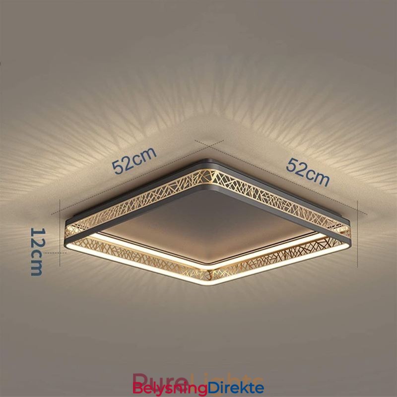 Taklampe Fuglerede Firkantet Lampe Moderne Armaturer