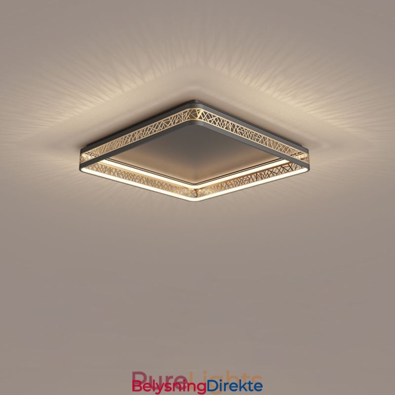 Taklampe Fuglerede Firkantet Lampe Moderne Armaturer