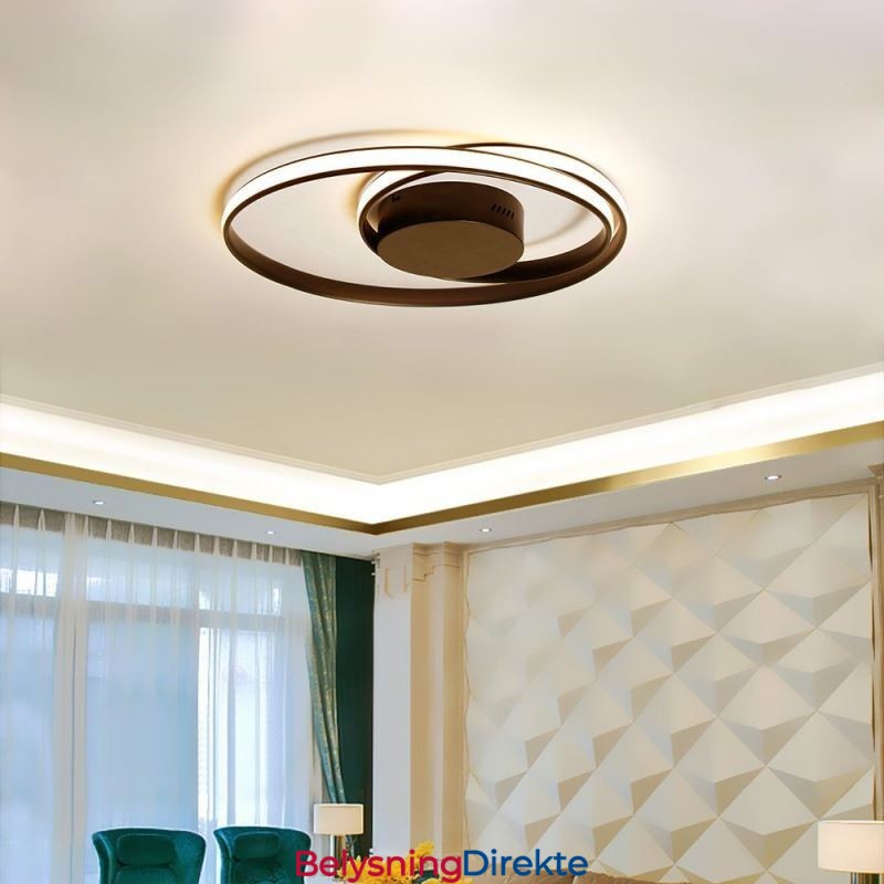 Moderne Taklamper Doble Runde Lamper