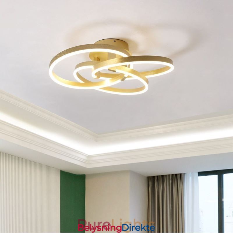 Moderne Taklampe Med 3 Ringer