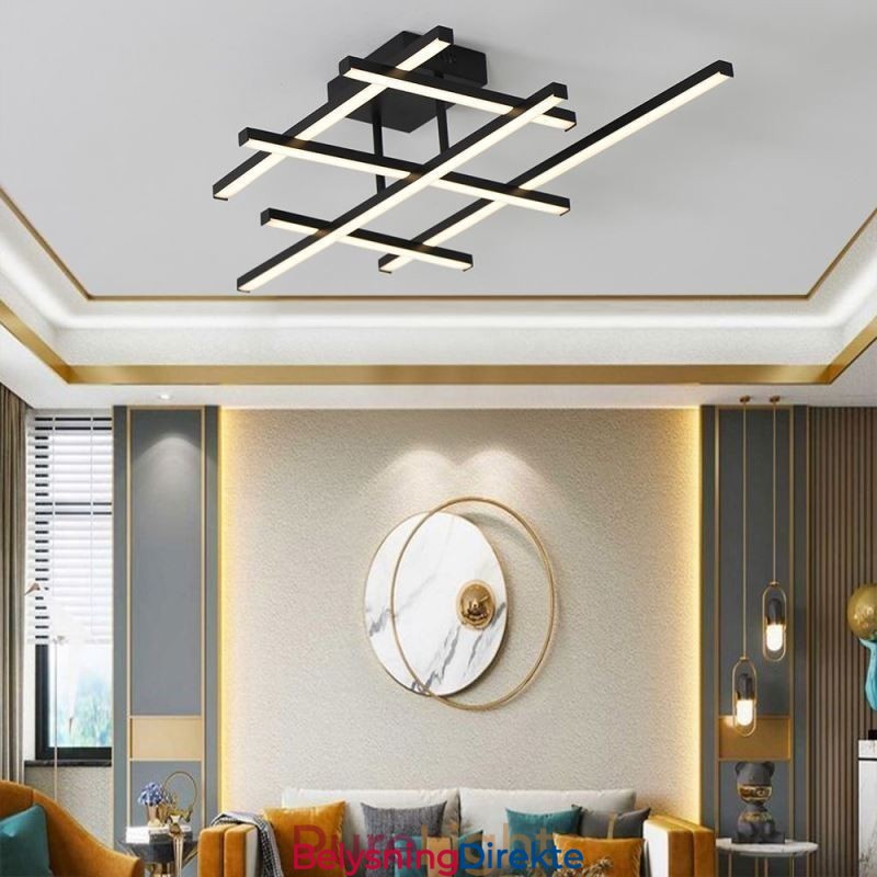 Innfelt Taklampe I Aluminium Taklampe