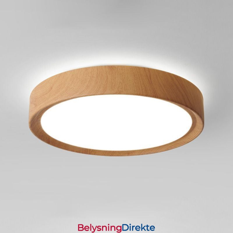 Japansk Taklampe I Tre