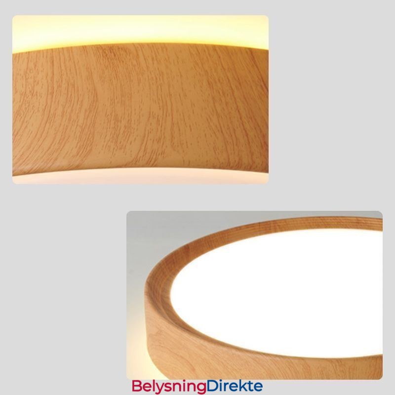 Japansk Taklampe I Tre