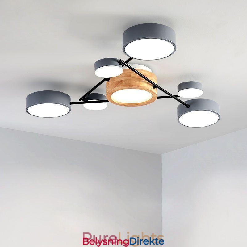 Moderne Molekylærformet Akryl Taklampe