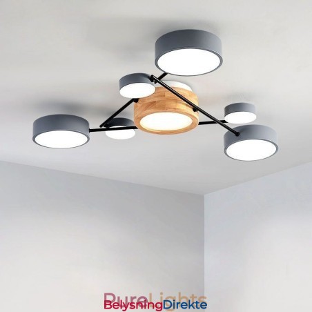 Moderne Molekylærformet Akryl Taklampe