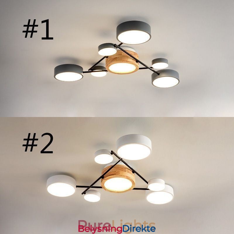 Moderne Molekylærformet Akryl Taklampe