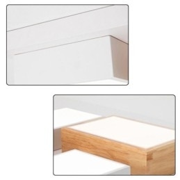 Moderne Akryl Taklampe Geometrisk Tre Taklampe