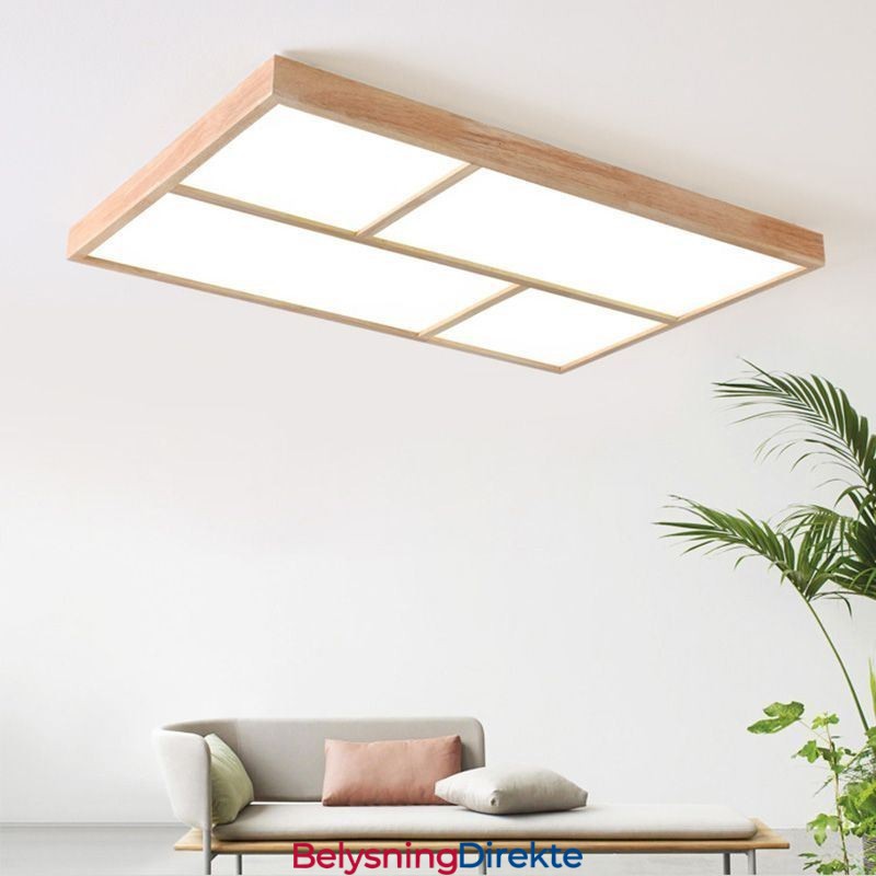 Moderne Taklampe Minimalistisk Trestil Innfelt Taklampe