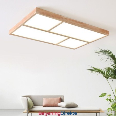 Moderne Taklampe Minimalistisk Trestil Innfelt Taklampe