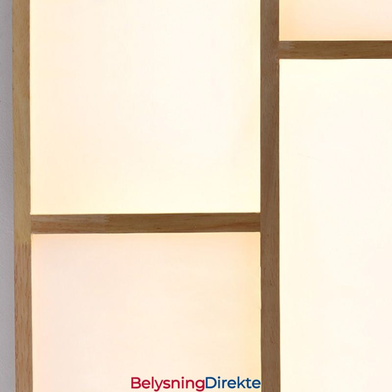Moderne Taklampe Minimalistisk Trestil Innfelt Taklampe