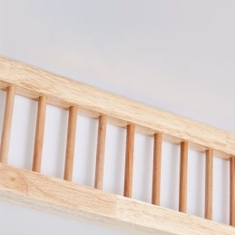 Japansk Akryl Taklampe Rektakulær Taklampe I Gummitre