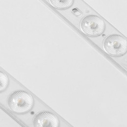 Moderne Taklampe Med Skjøting, Rektangulær Taklampe