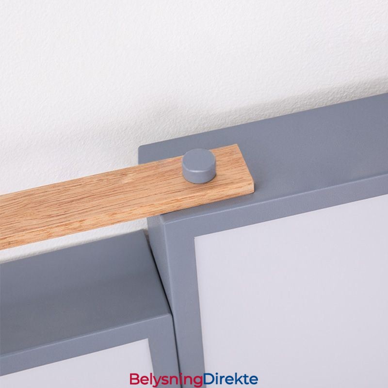 Moderne Taklampe Med Skjøting, Rektangulær Taklampe