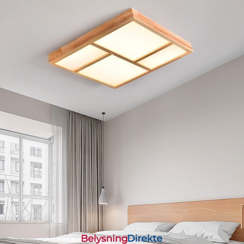 Japansk Akryl Taklampe Geometrisk Tre Taklampe